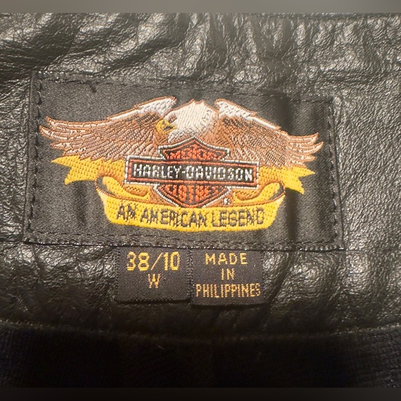 Genuine Leather Harley Davidson Jacket & Pant Set - Picture 12 of 12
